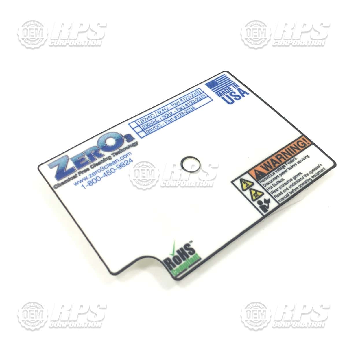 123-1835 - Decal, Generator 