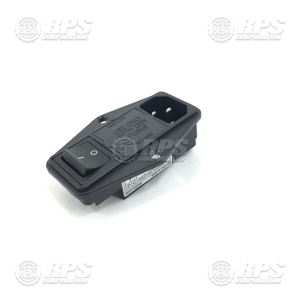123-2600D - Flanged Receptical,w/Fuses 