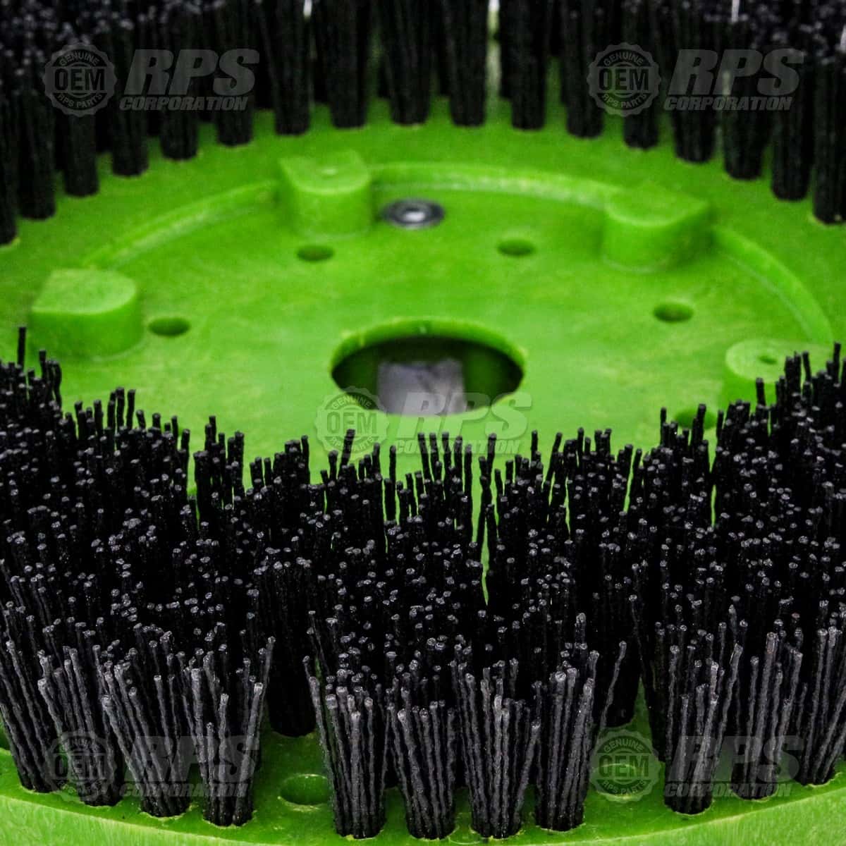 13-382S - Brush,Tough-Grit,13",8-Lobe Green 