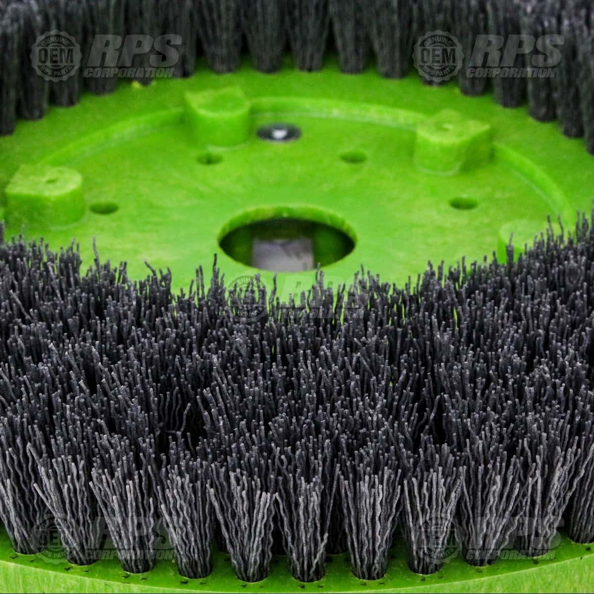 15-382PS - Brush,Light-Grit,15", 8-Lobe Green 