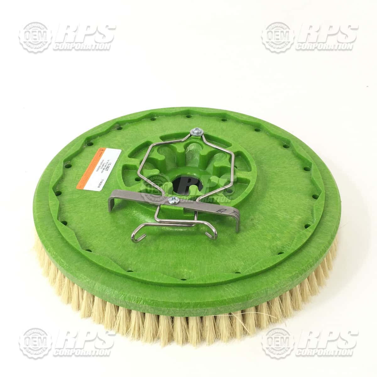 15-382T - Brush,Tampico,15", 8-Lobe Green 