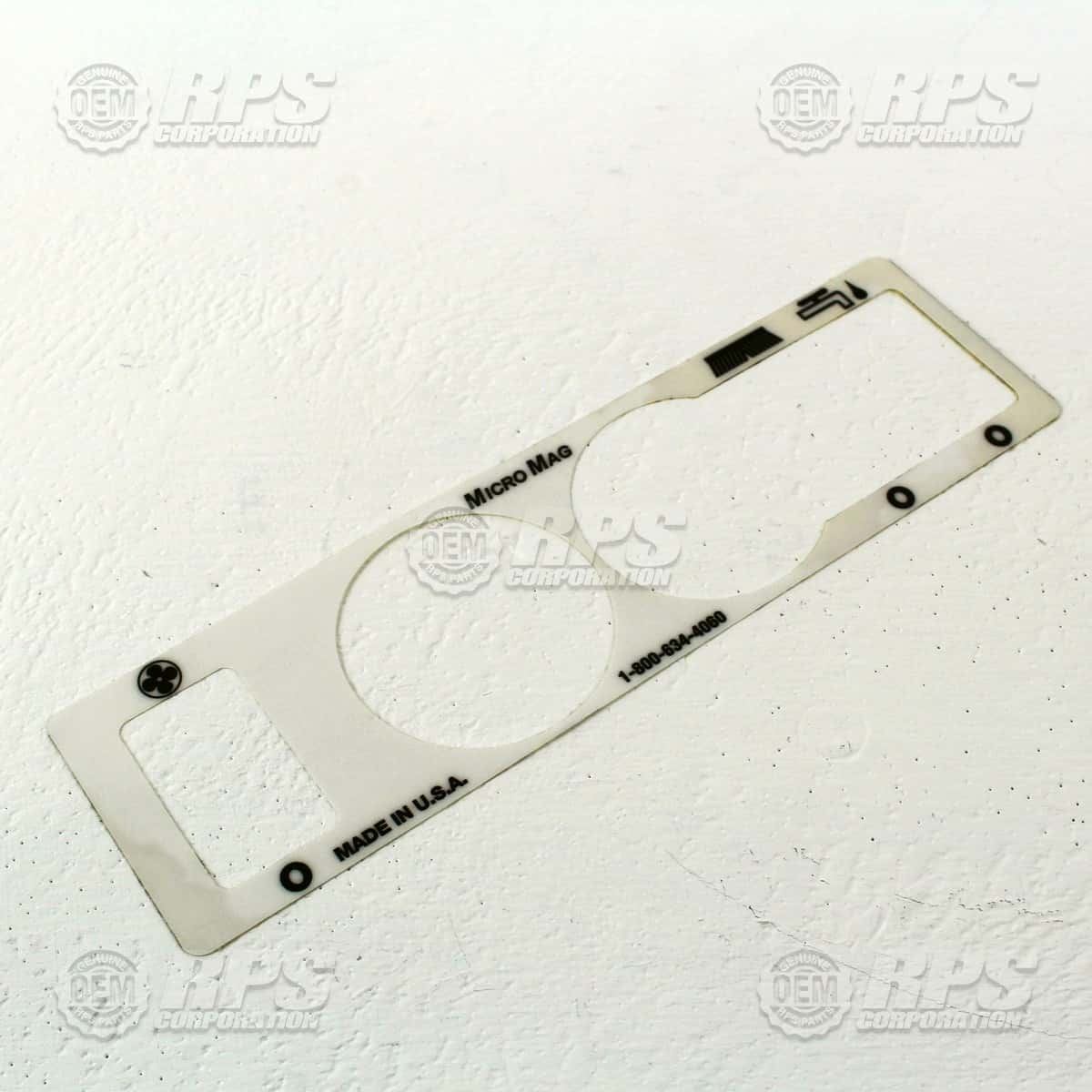 150-2013 - Decal, Control Panel, Brush 