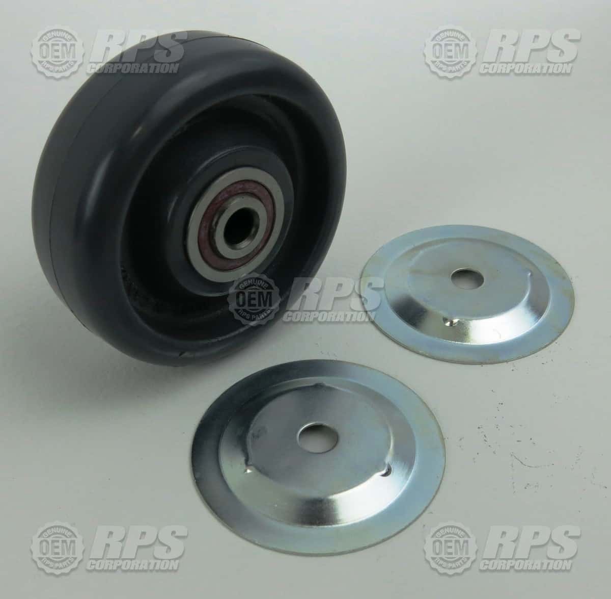 150-3020 - Wheel,"3-1/2x1-3/8",Poly,Grey 