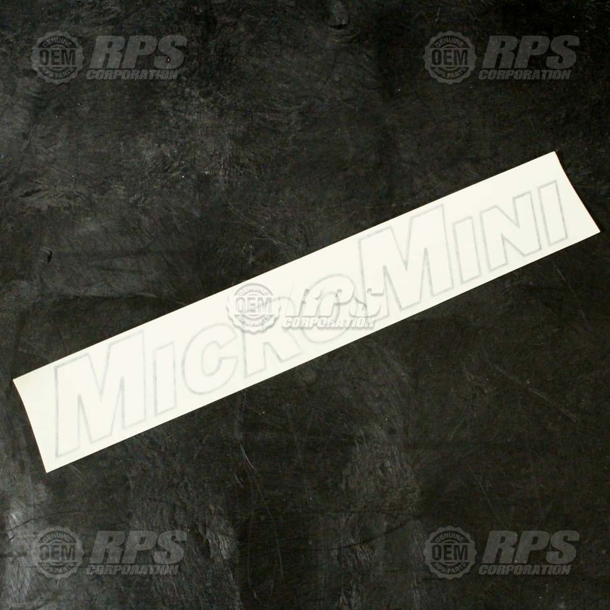 150-7201 - Decal, MicroMini 