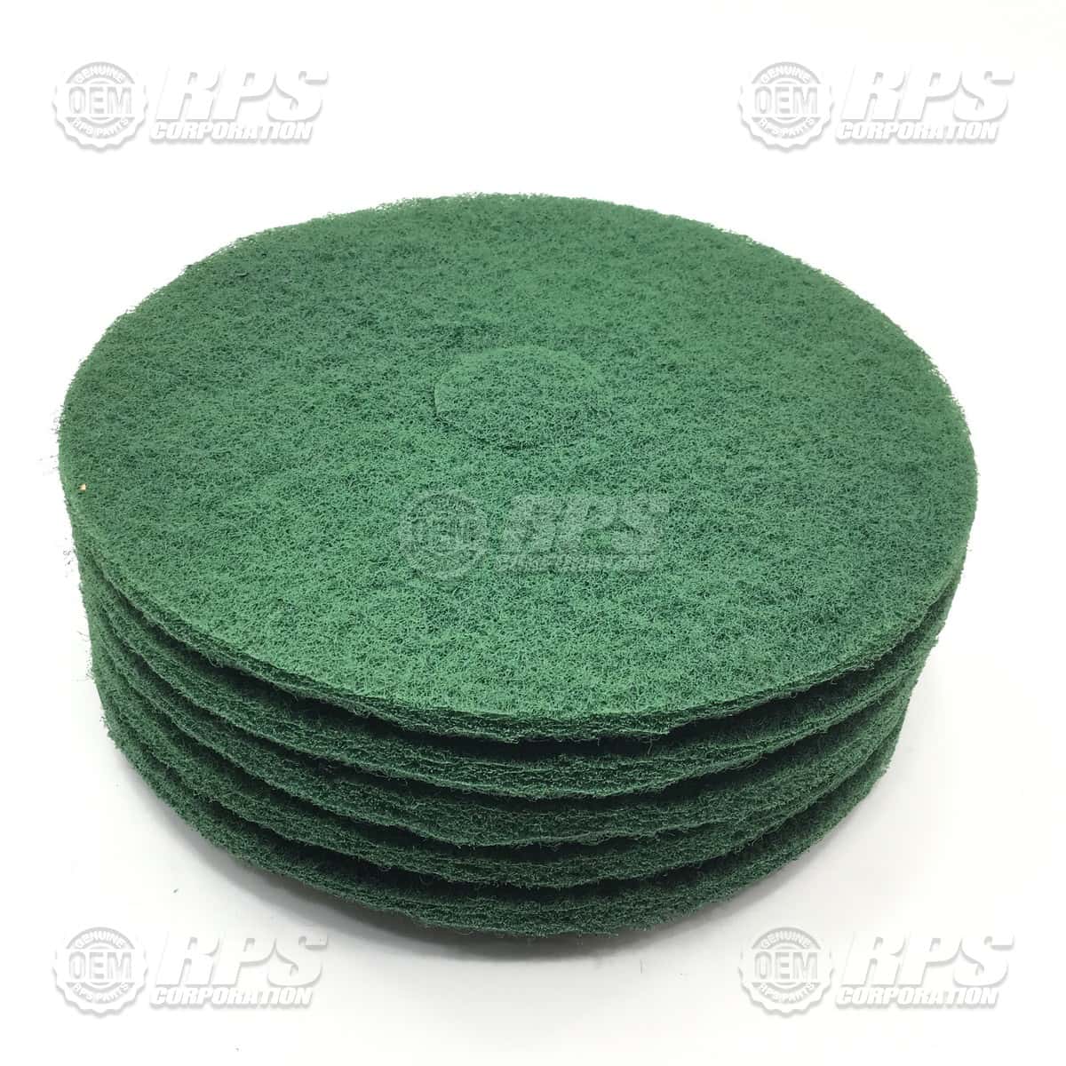 16-422G - Floor Pads, 16" Green - Case of 5 pads 