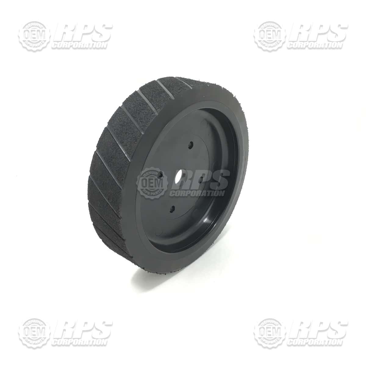 170-6182 - Tire, Black, Poly, 8" OD x 2" W Grooved 