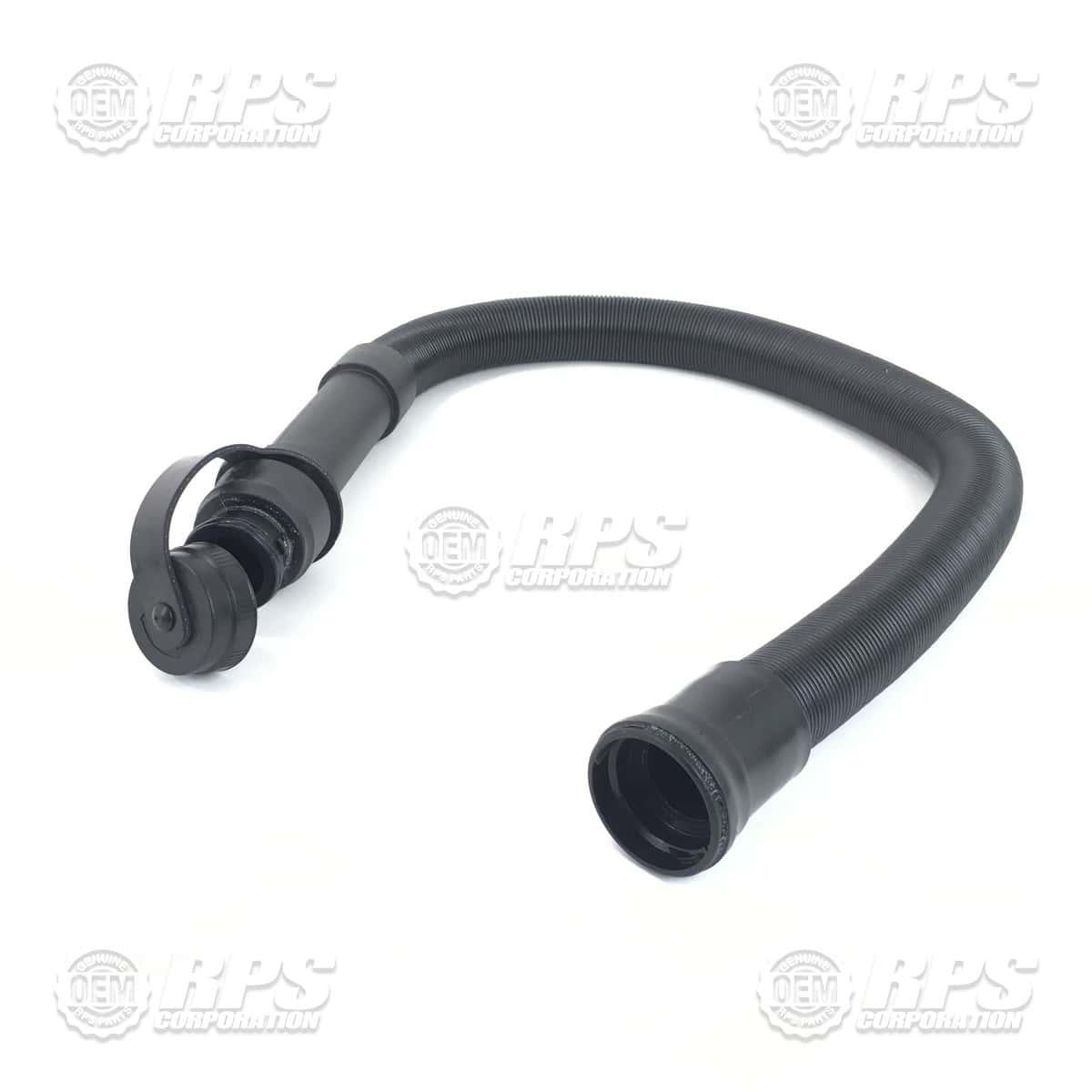 175-0122 - Hose, 1.5"IDx26"L, 5:1 Stretch Hose, Blk Pinch Cuff, 1/4 Turn Cap