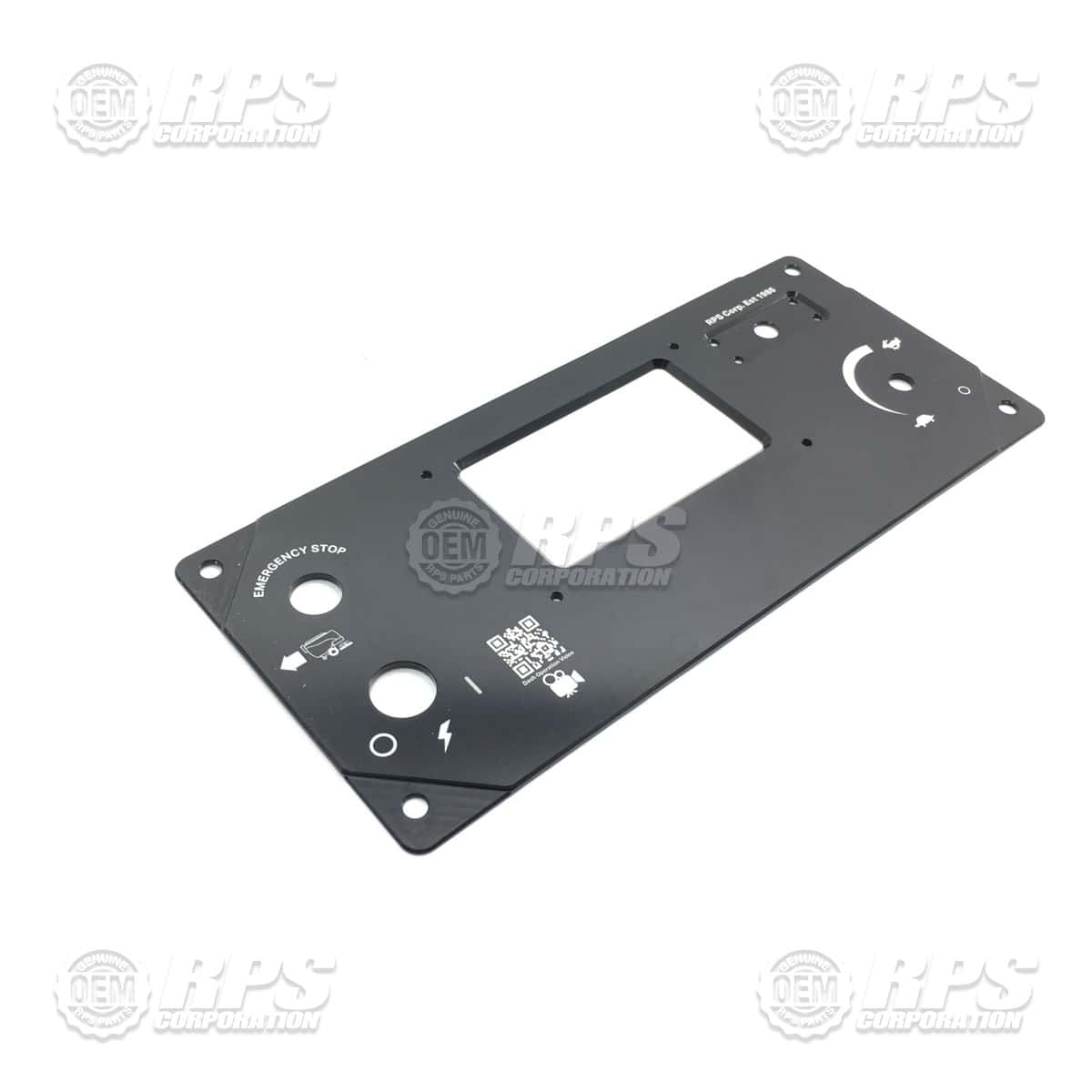 175-2019 - Control Panel Top, Touch Screen, Black 