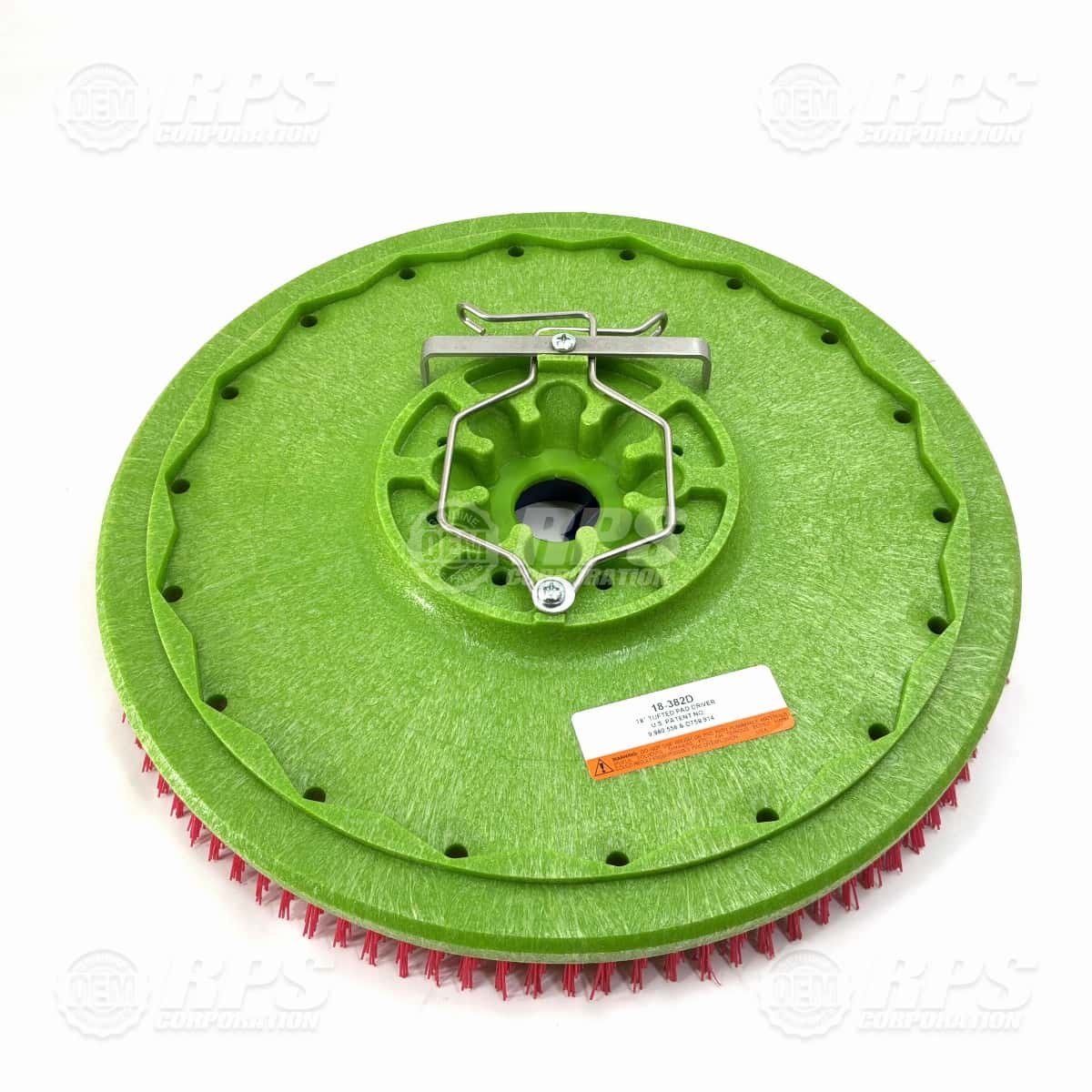 18-382D - Pad Driver, 18, 8-Lobe Green 