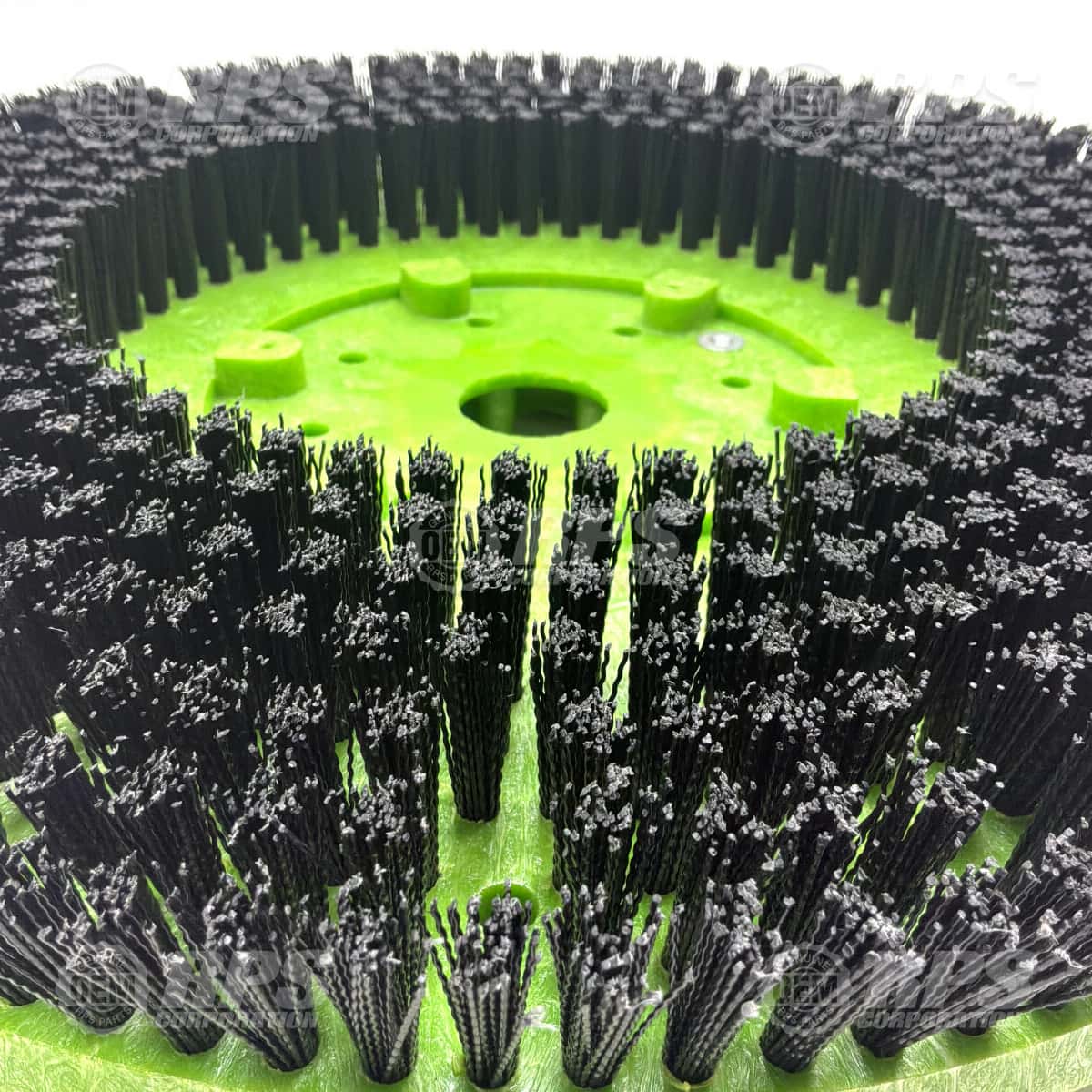 18-382P - Brush,Poly,18, 8-Lobe Green 