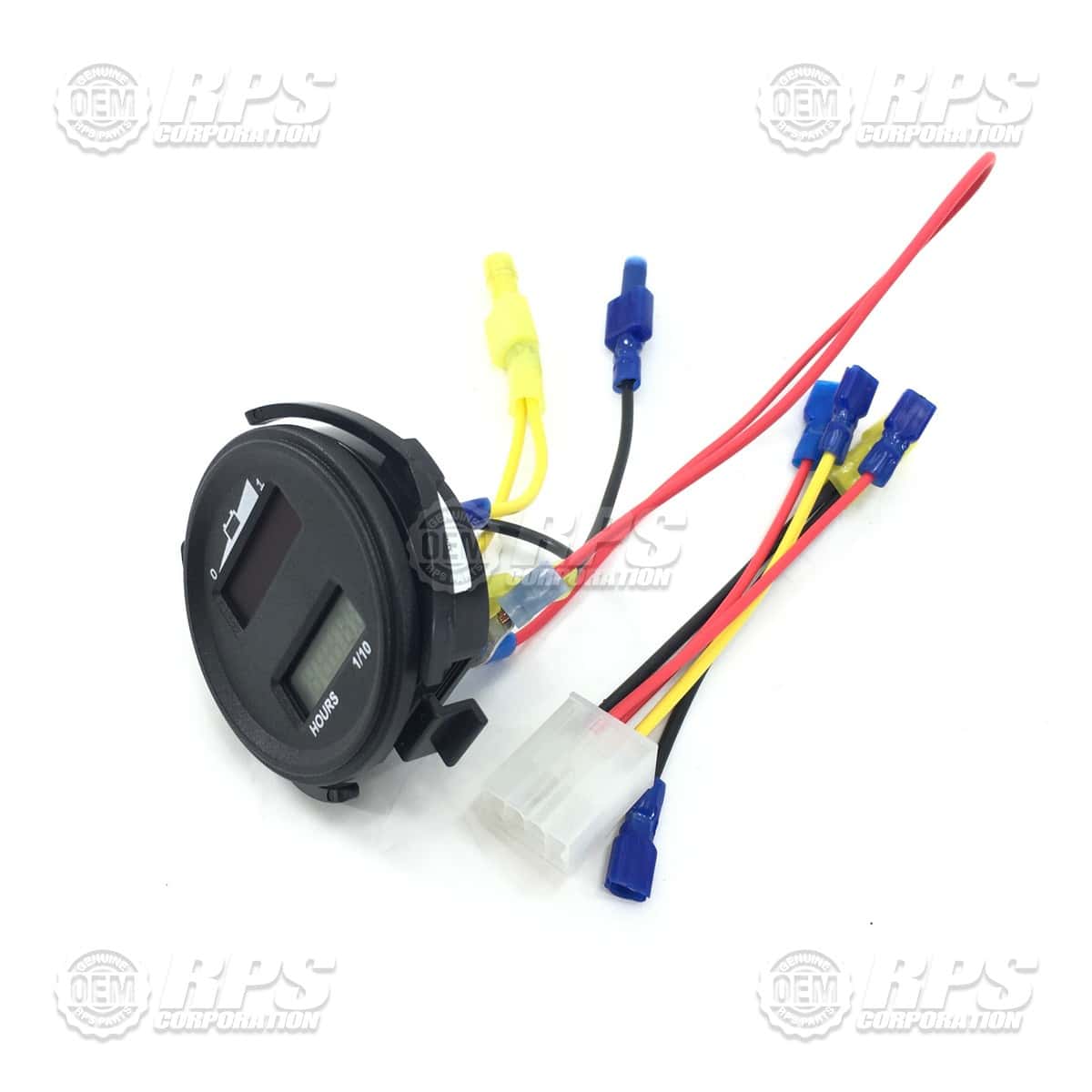 190-4855D - Meter,Battery/Hour,24v, w/Harness 