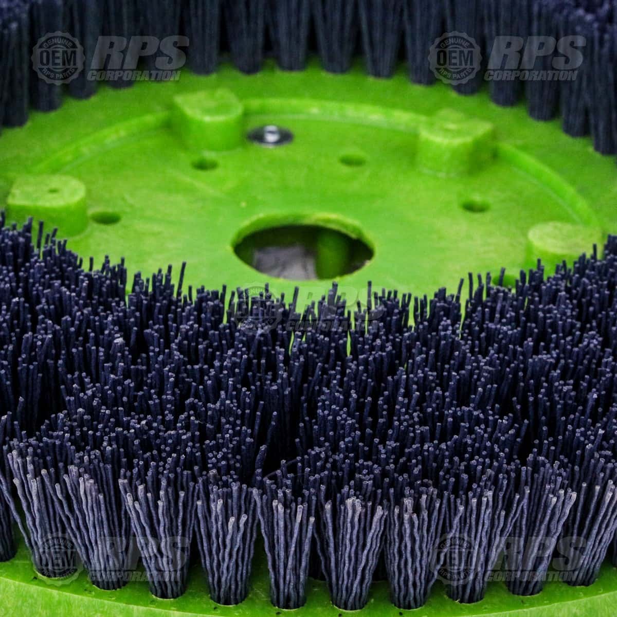 20-382C - Brush,Midi-Grit,20", 8-Lobe Green 