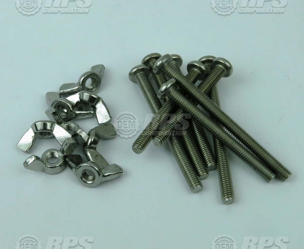 25-7181H - Hardware Kit,Squeegee For 35", w/ Wing nuts 