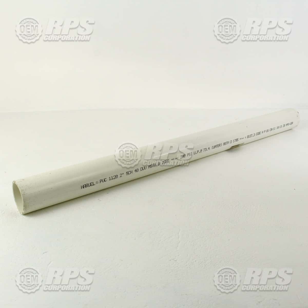 250-0121 - Pipe,PVC,2"IDx31-1/2"L 