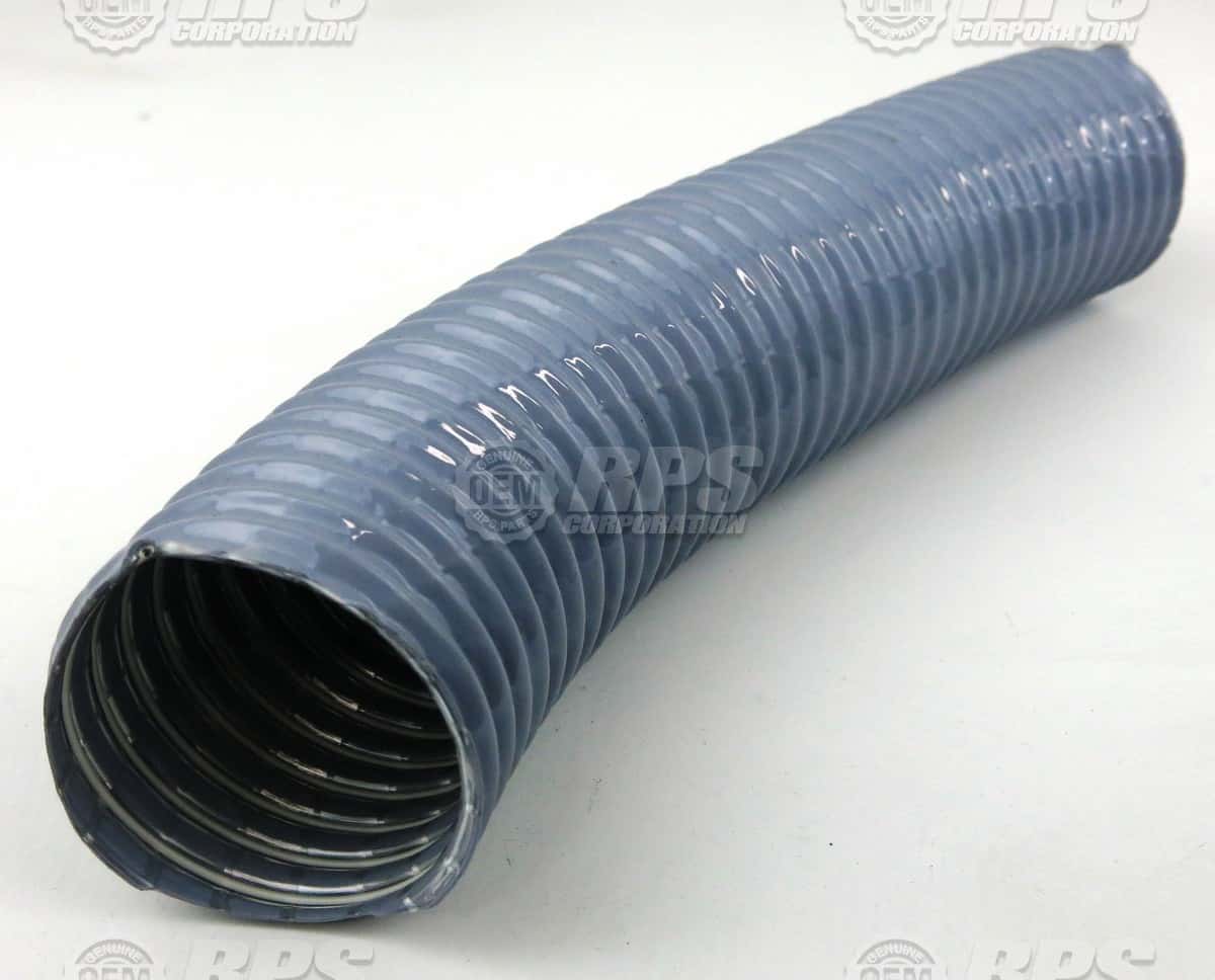 250-0125 - Hose,2.5"ODx12"L,Grey,No Cuffs 
