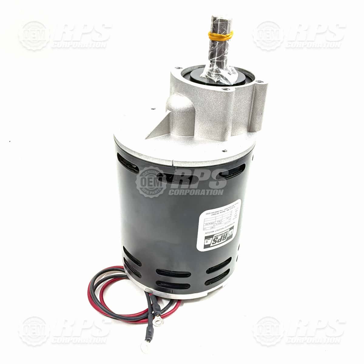 253-2220D - Motor,24V,1.0 HP,340 RPM Long Shaft,w/connectors 