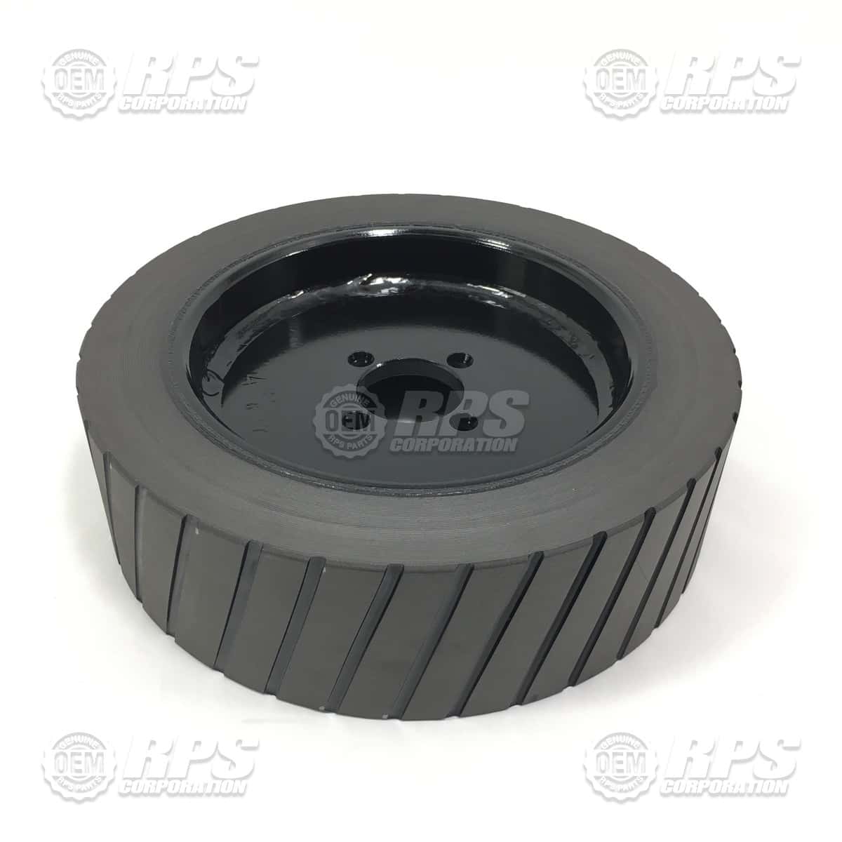 253-6195D - Wheel Assembly,Rear,Poly,3.5"W W/Grooves 