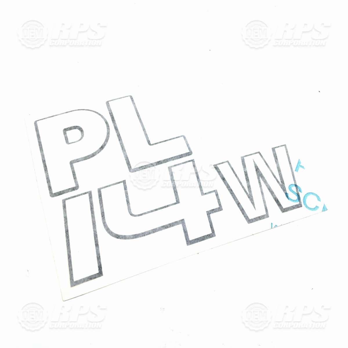 260-1401 - Decal, PL14W 