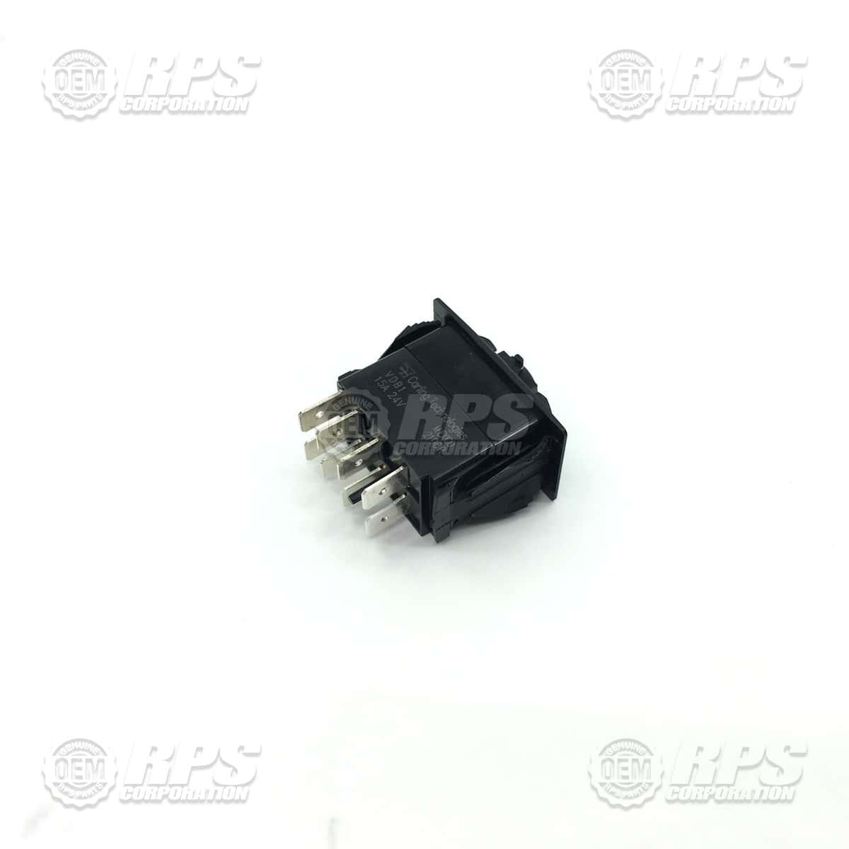 260-2340 - Switch,Rocker,Black,DPDT ON-ON 