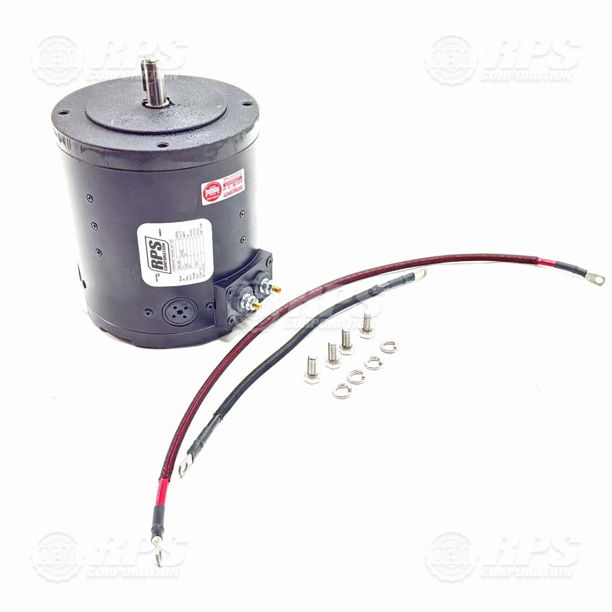 260-2500D - Motor,24V,1HP,2500RPM Edge  w/Vent Covers/Gasket