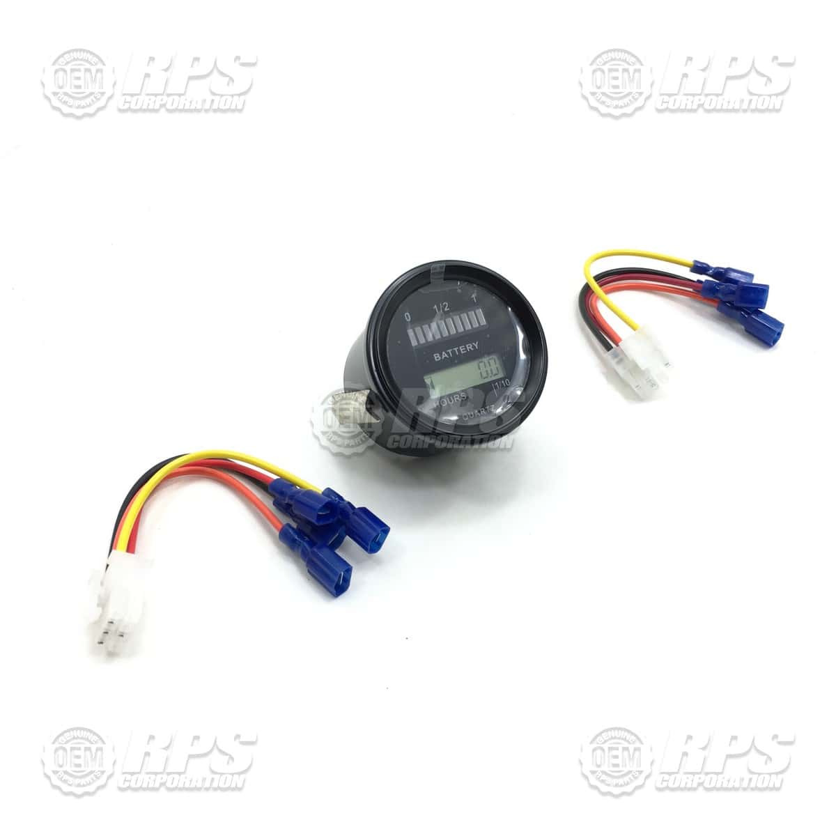 260-4855D - Meter,Battery/Hour, w/Adapter Harness 12/24/36v