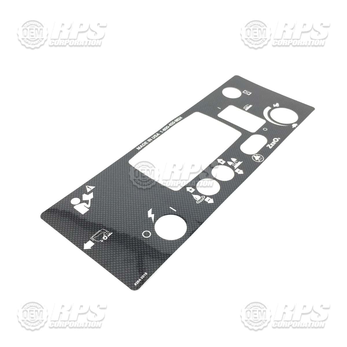 264-2018 - Decal, Control Panel, Top Hero/Mag HD 
