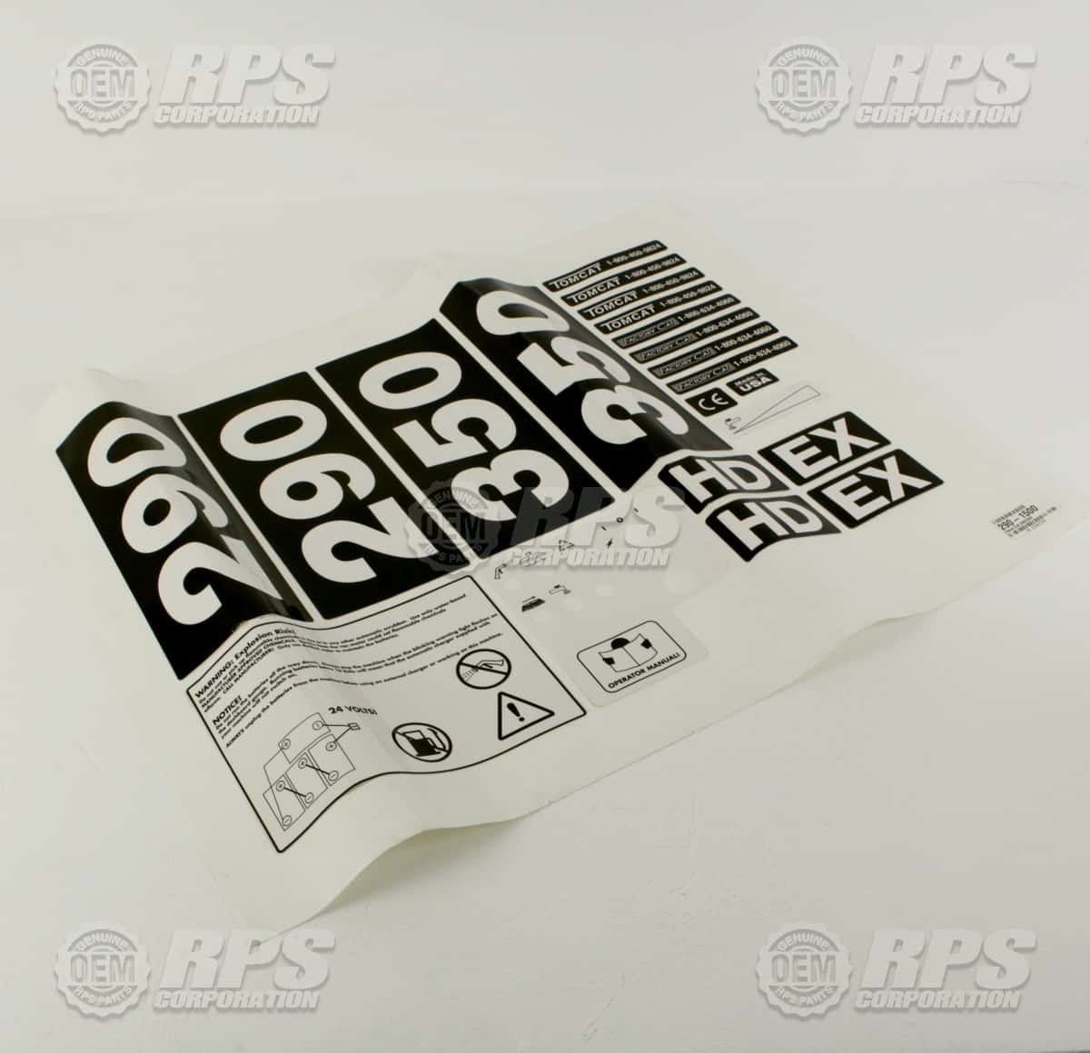 290-1500 - Decal,Set,290/350 
