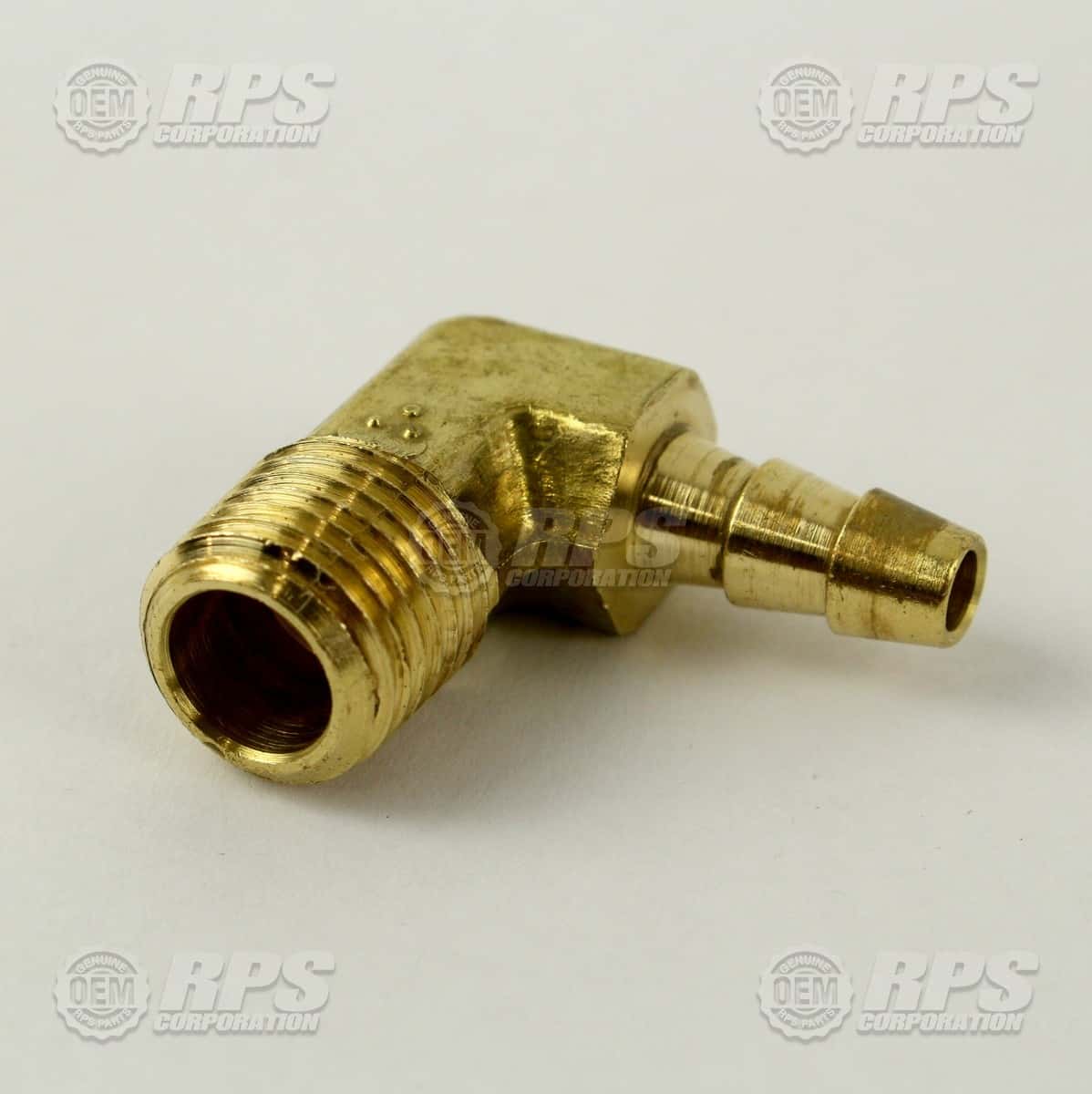 290-4149 - Elbow,1/4"MNPTx1/4"Barb Brass 