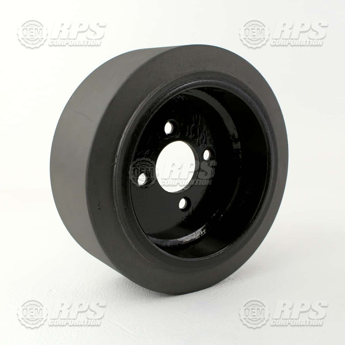 290-6190 - Wheel,Rear,Black,Poly,12" Smooth 