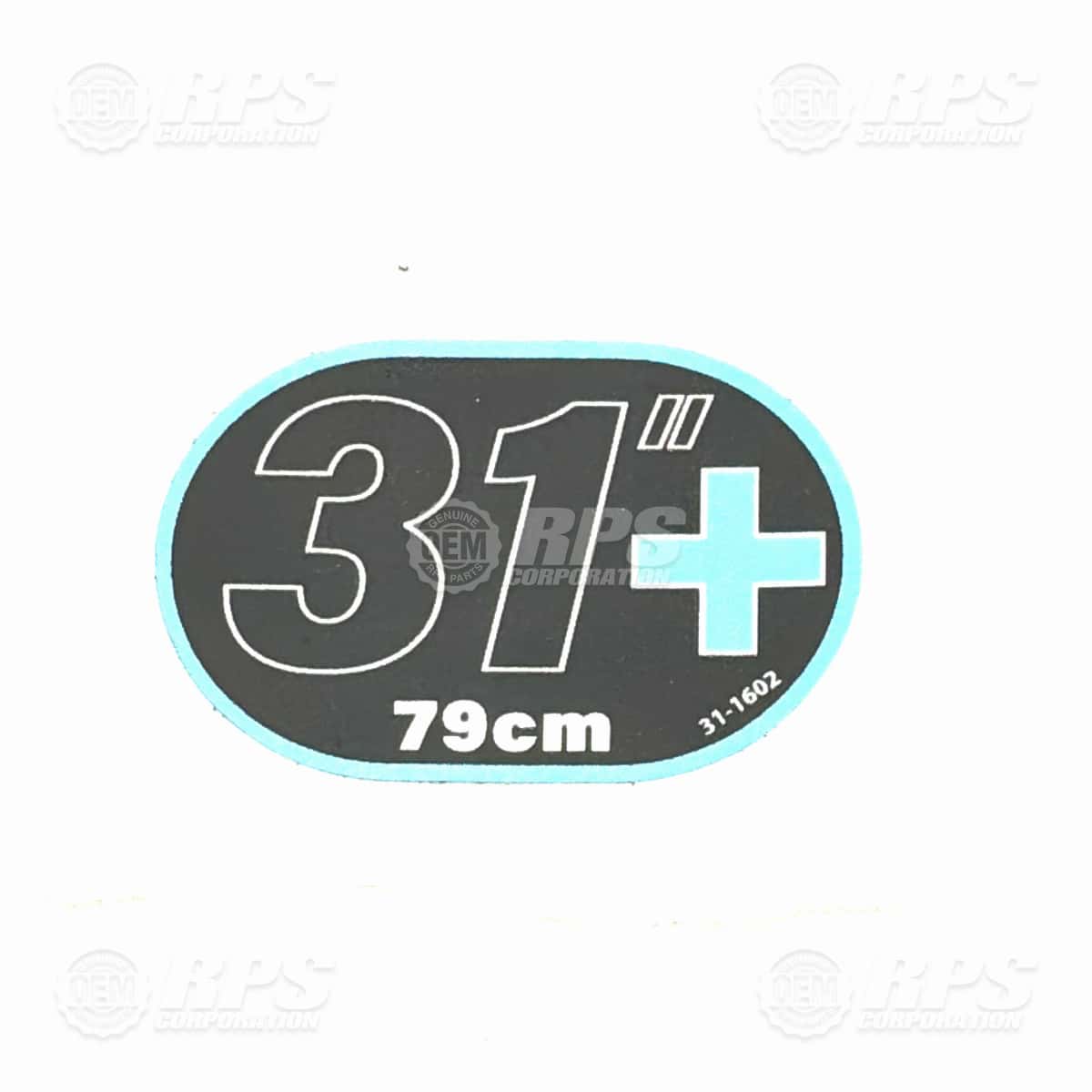 31-1602 - 31 inch + Squeegee Decal 
