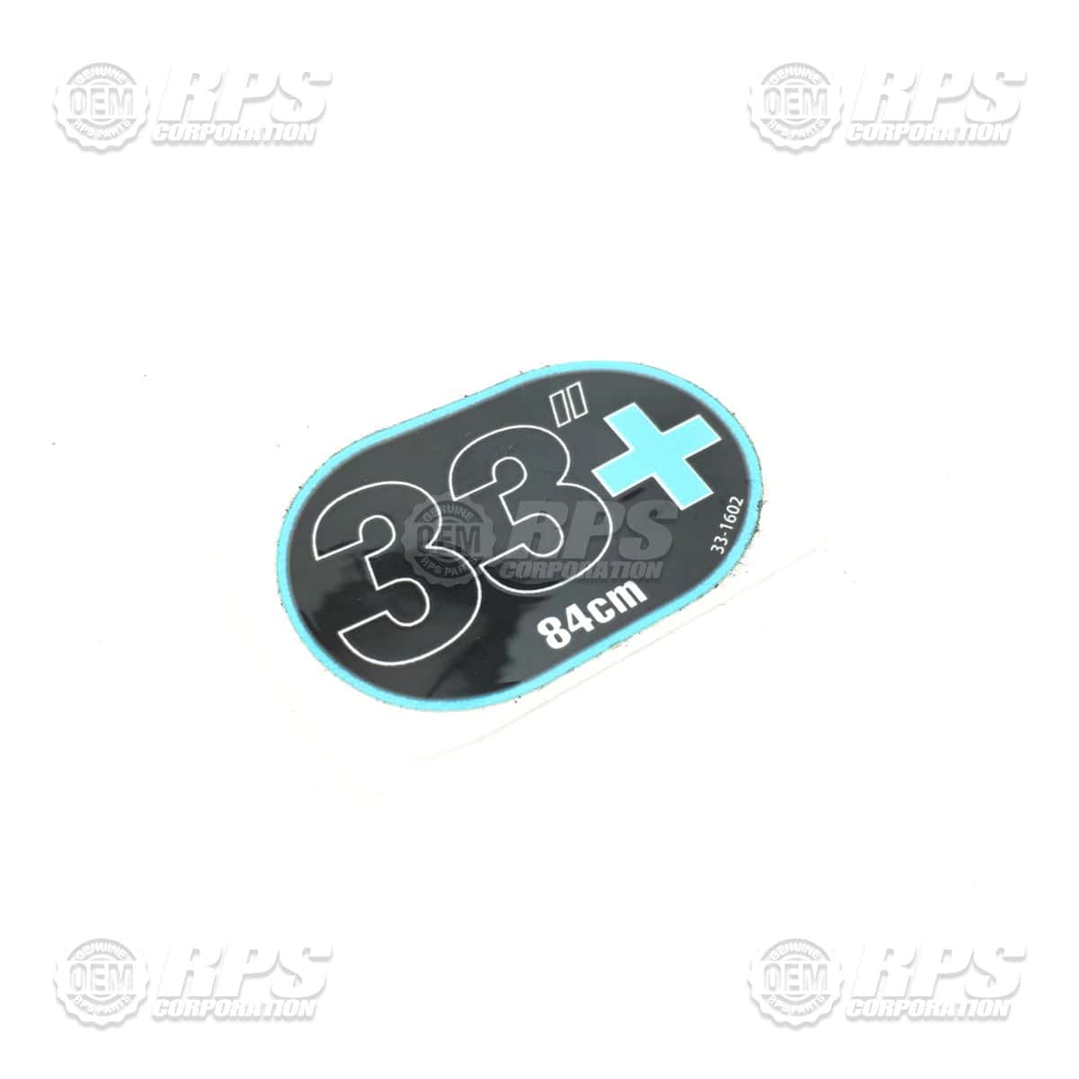 33-1602 - 33 inch + Squeegee Decal 
