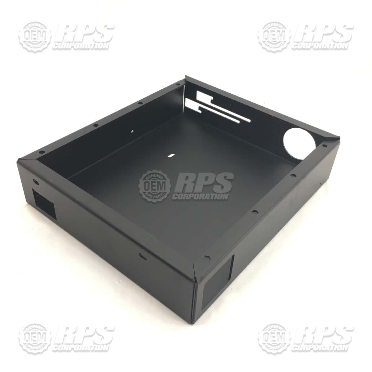 349-9537 - Main/Side Broom Lift Box, Black 