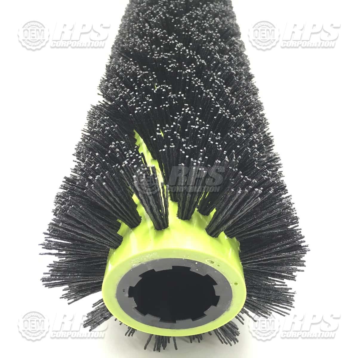 356-697S - Brush, Cyl, 35", 8-Spline Grn, 6" Dia, Tough-Grit