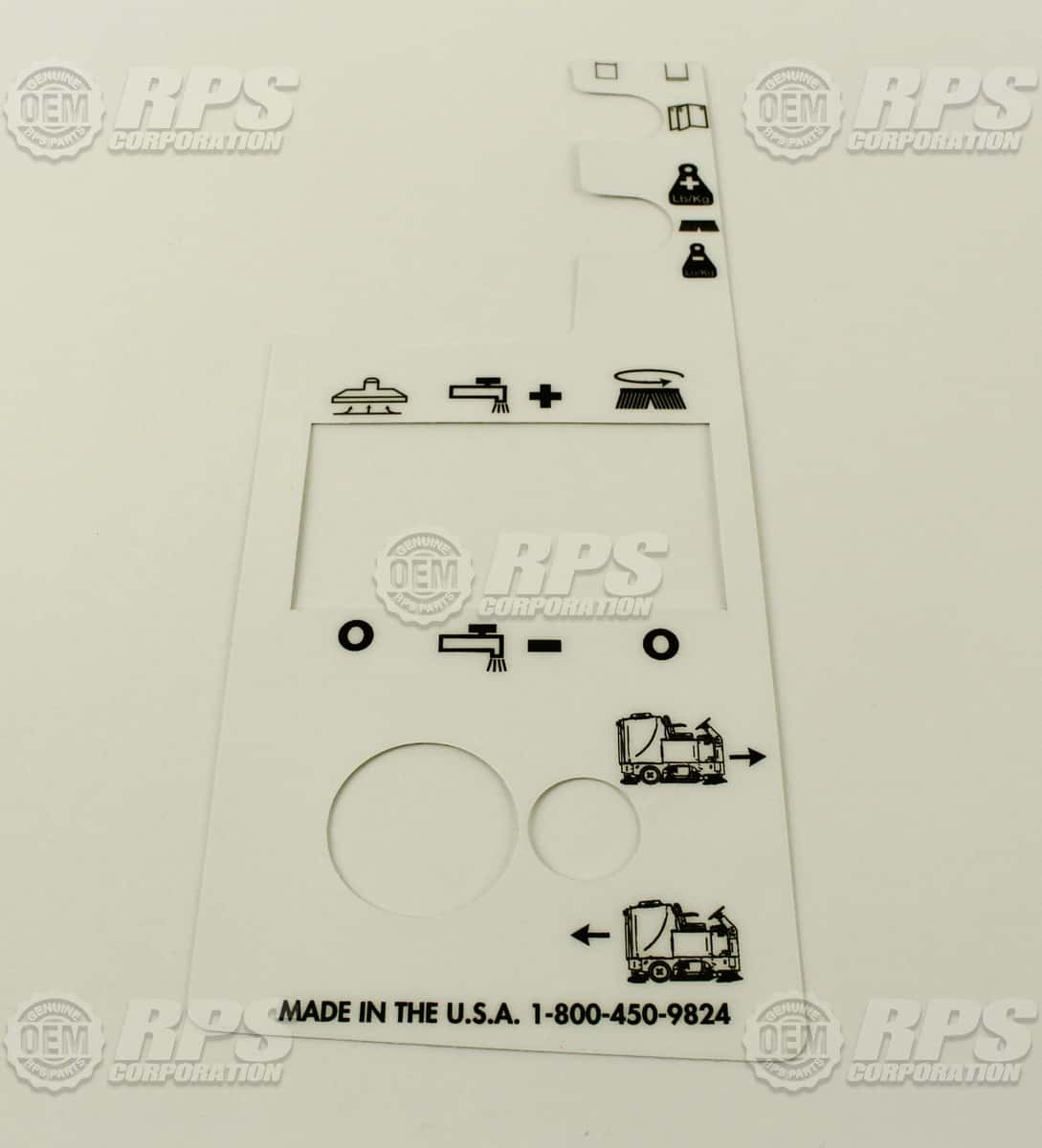 370-2013 - Decal,Control Panel Top 
