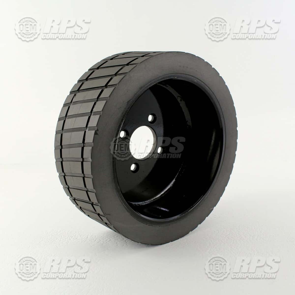 370-6190 - Wheel,Rear,Black,Poly,14" Treaded 