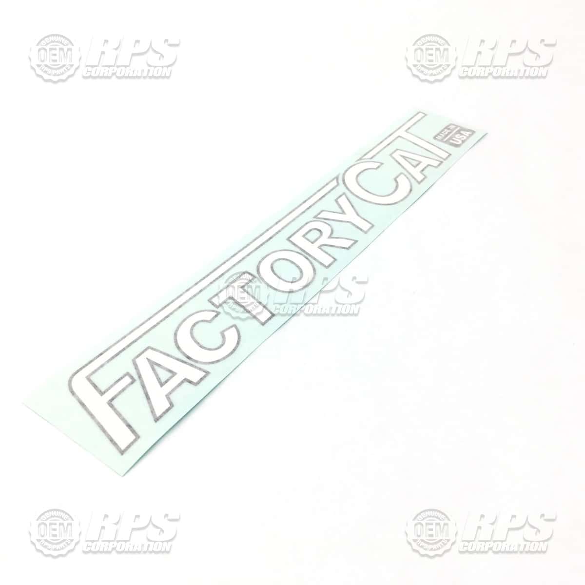 370-7214 - Decal, FactoryCat, 15.25" 