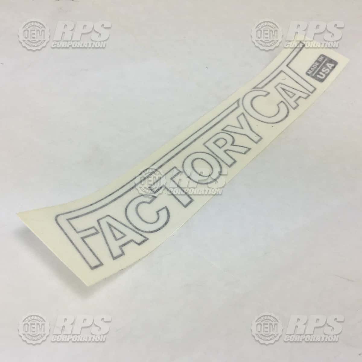 370-7215 - Decal, FactoryCat, 11.50" 