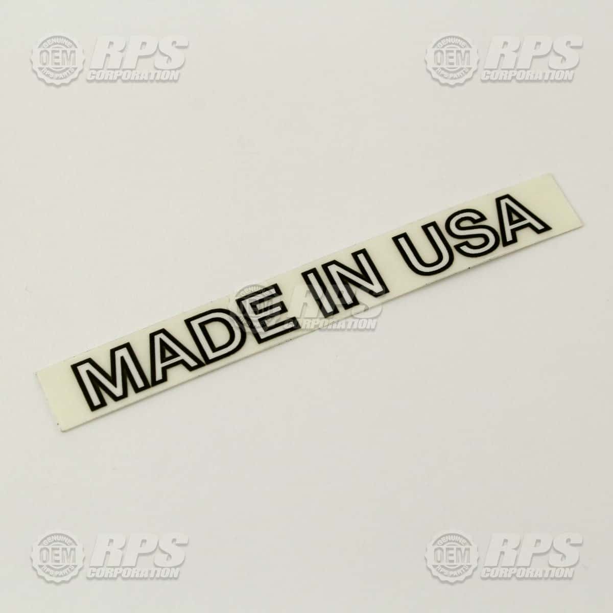 370-7218 - Decal, Made in USA 