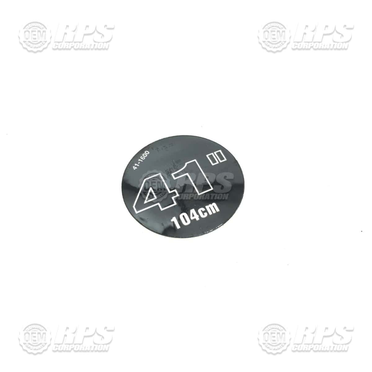 41-1600 - Decal, Squeegee 41 