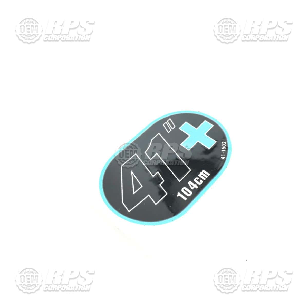 41-1602 - 41 inch + Squeegee Decal 