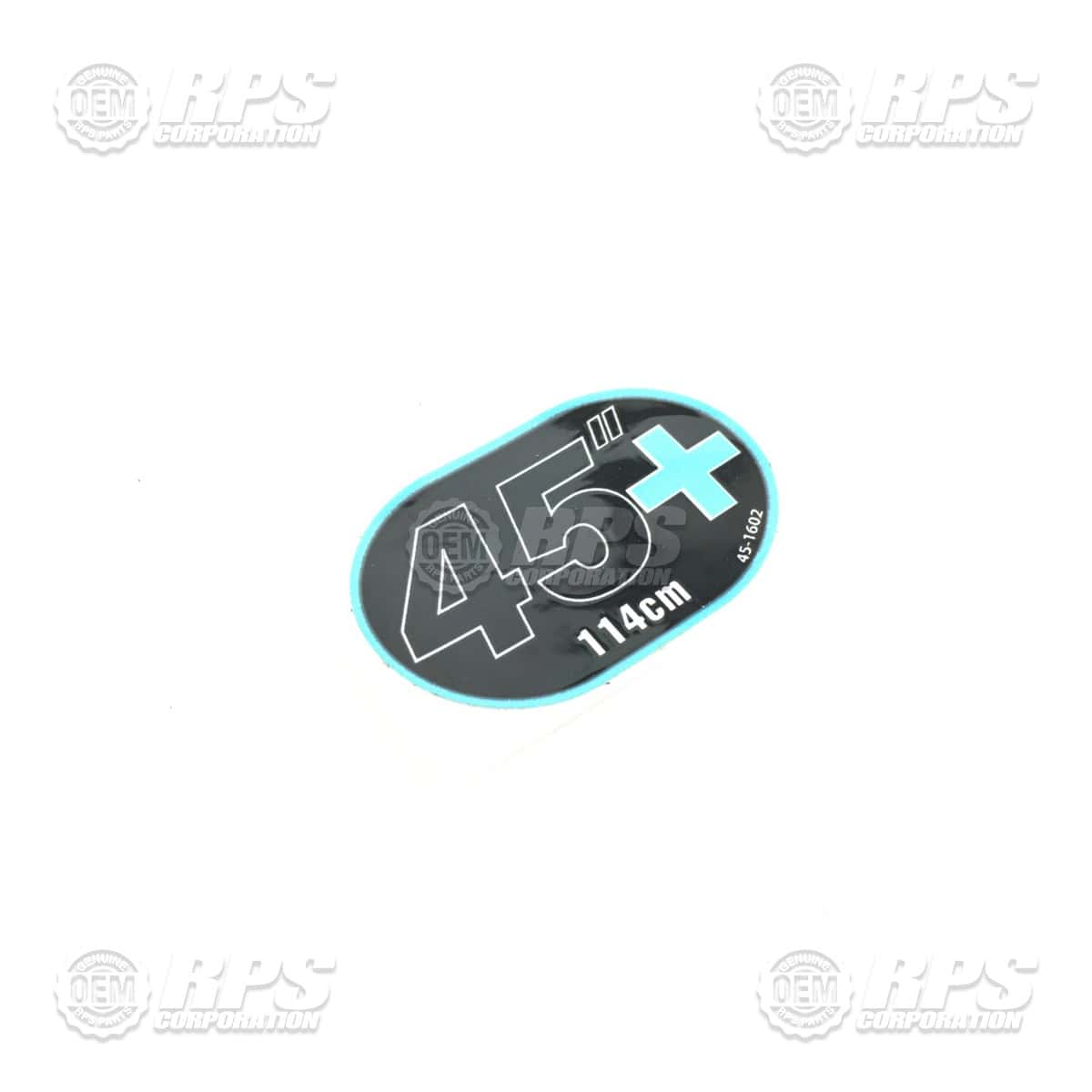 45-1602 - 45 inch + Squeegee Decal 