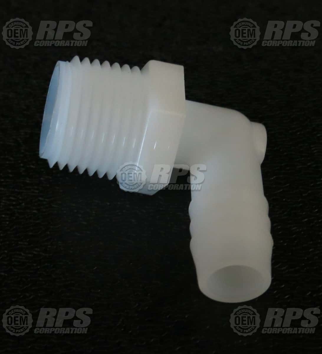 5-447 - Elbow,1/2"MNPTx1/2Barb 