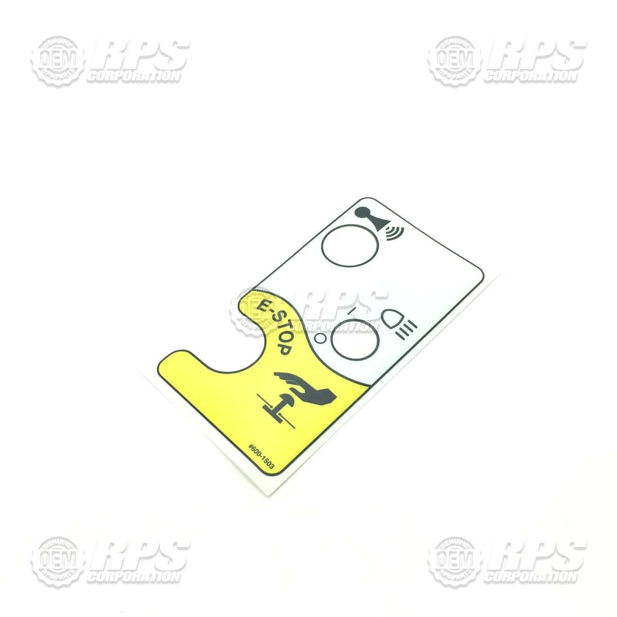 600-1503 - Decal, Steering Tower 