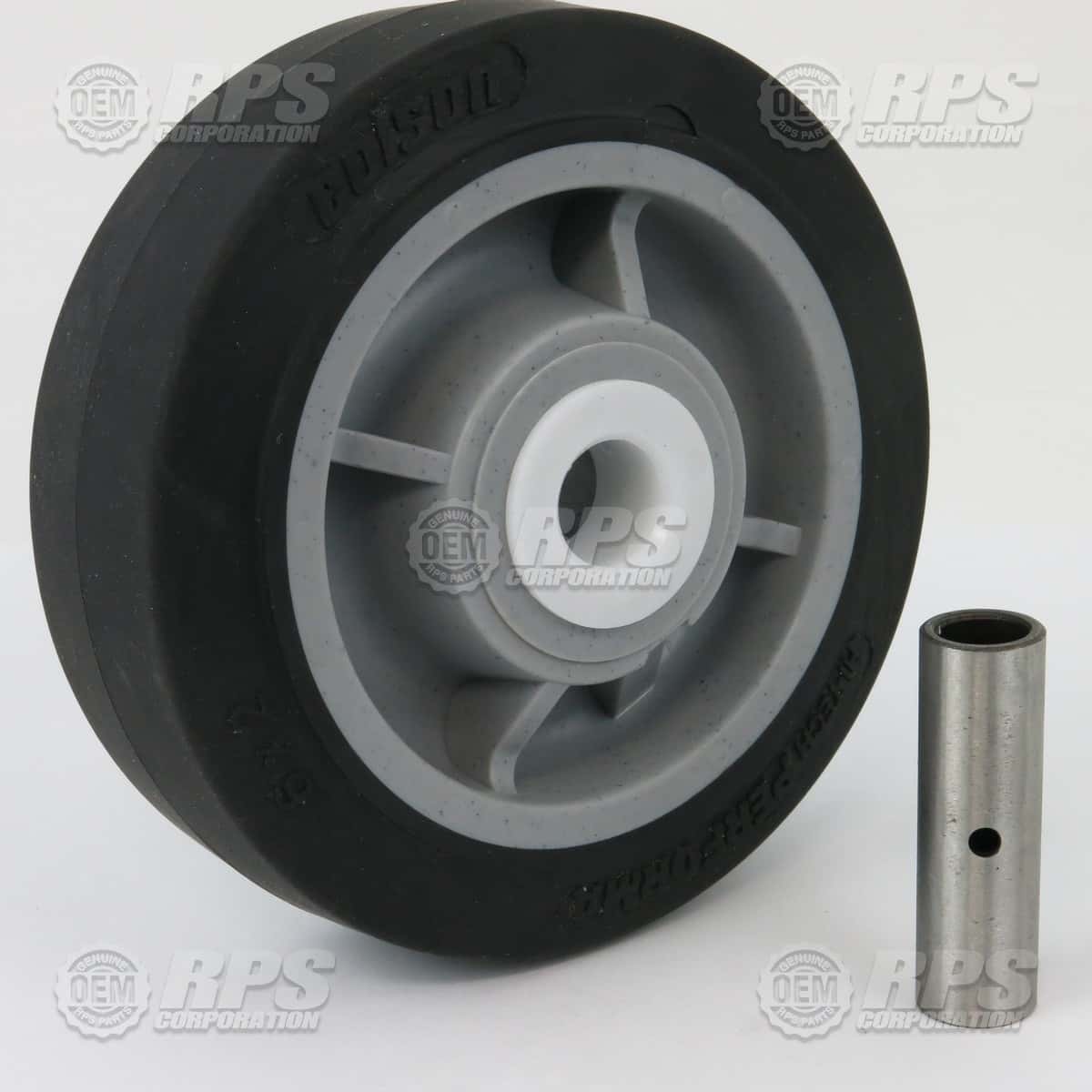 7-130BR - Wheel,Black w/Bushings 