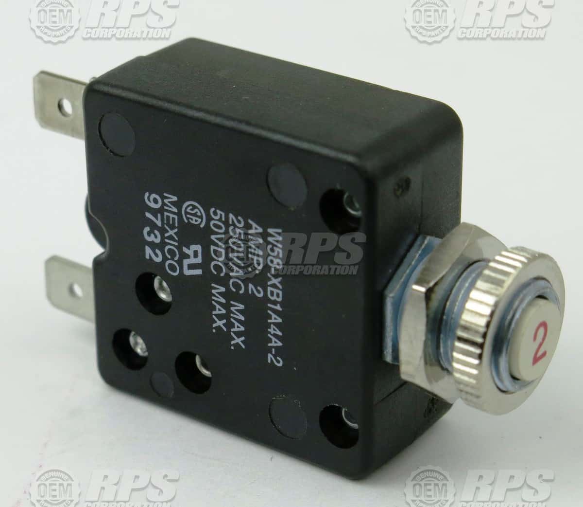 7-837 - Breaker,Push Button,2a 24v 