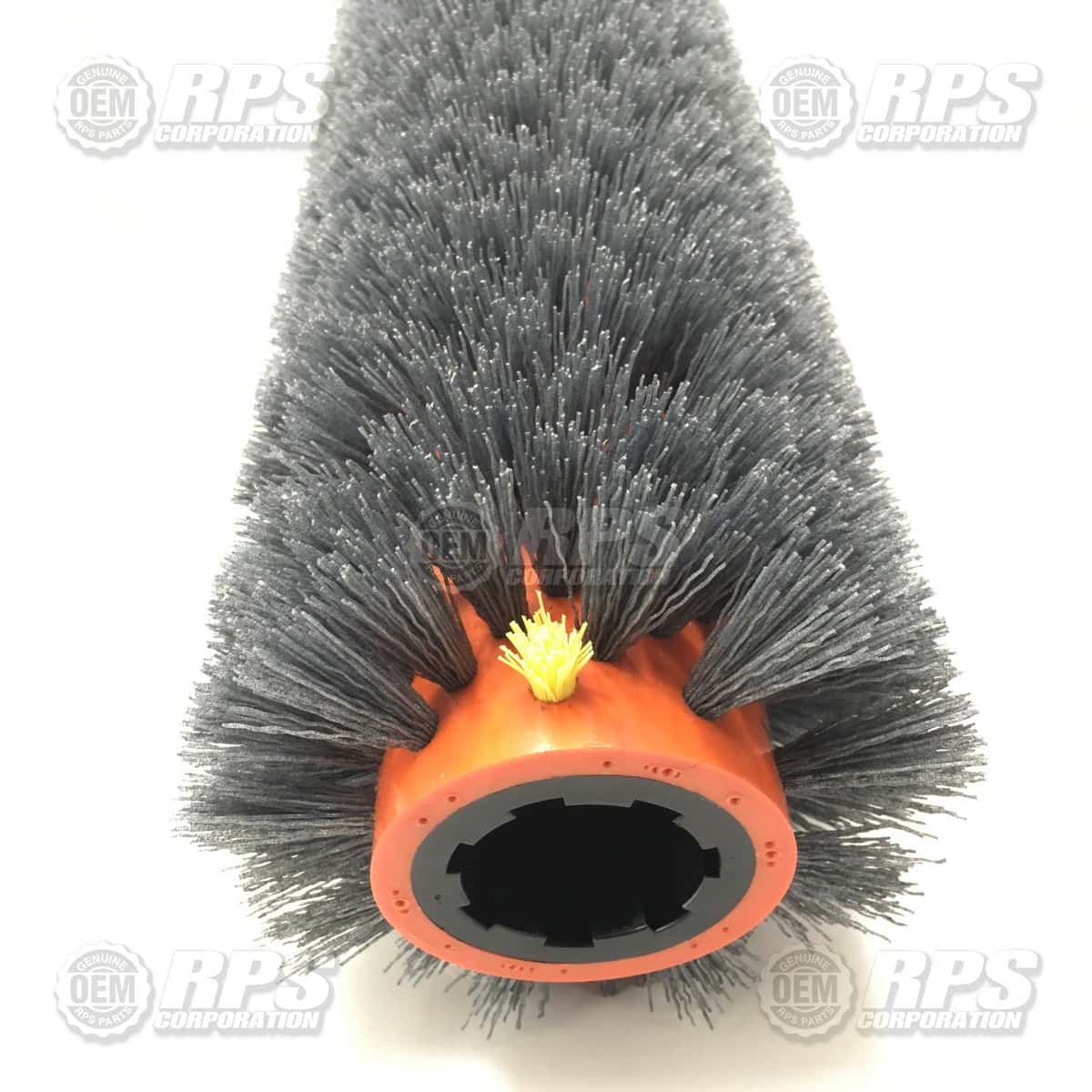 75-286PS - Brush, Cyl, 28, Light-Grit, 7-Spline Orange 