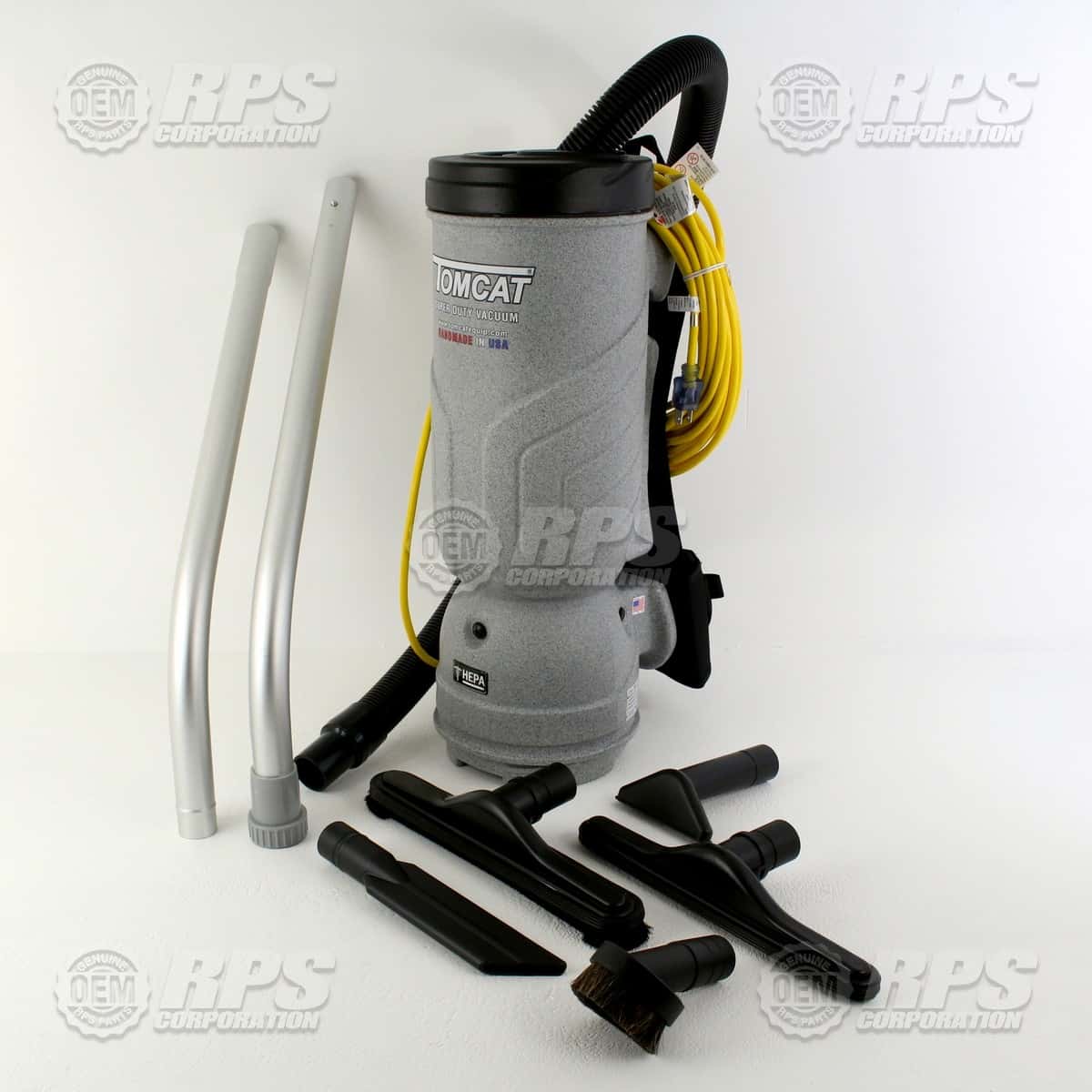 800-0110M - 10 Qt. Backpack Vacuum Standard Tools HEPA 110V/60Hz