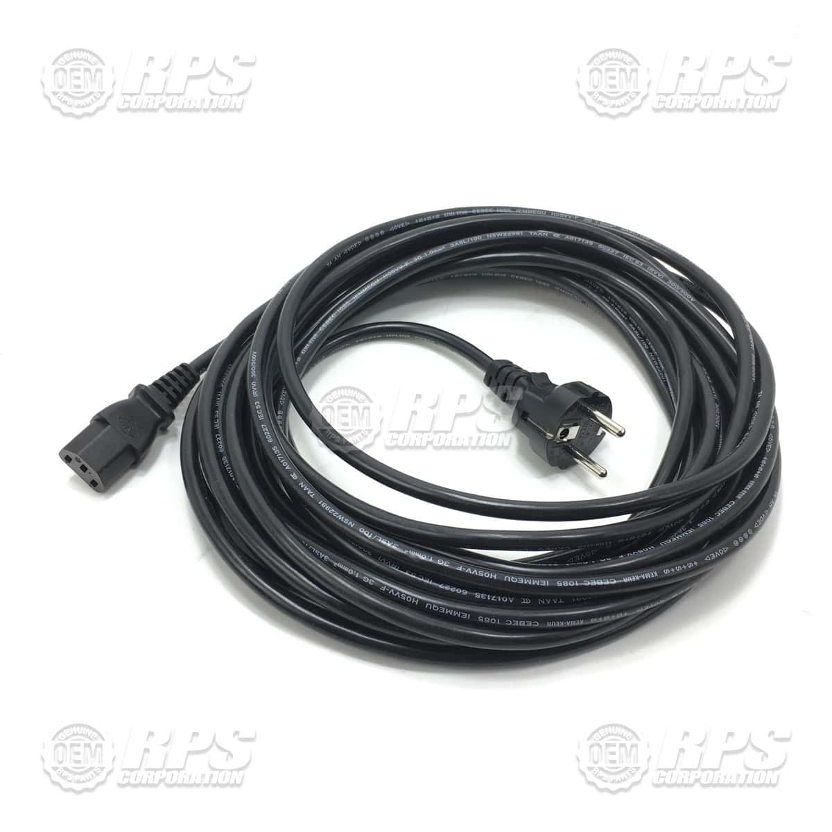 900-2461 - Power Cord,TYPE E, 30' 1.0mm 