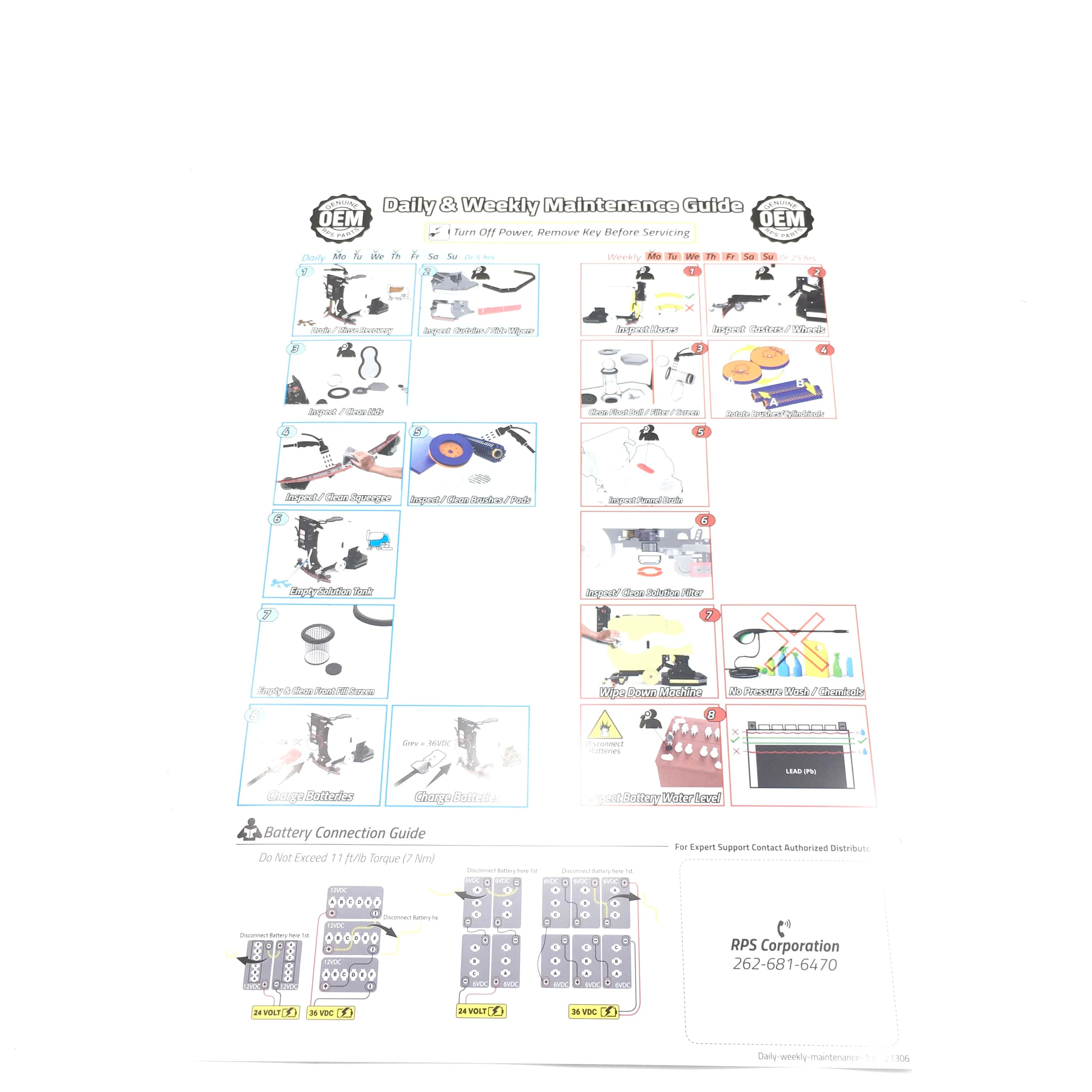 DWM-PREMIUM - Daily Weekly Maintenance Premium Poster 