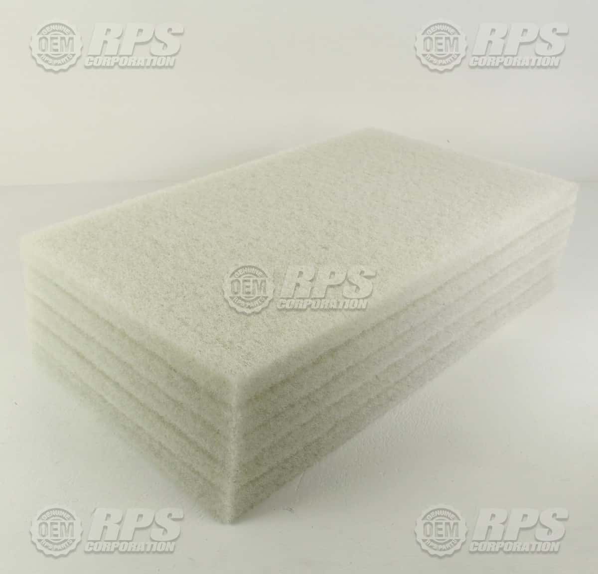 EDGE-2405 - Pad, 14" X 24" White Scrub Case of 5 
